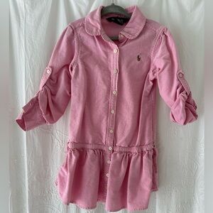 4T Girls Ralph Lauren Pink Dress